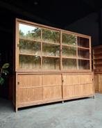 Antieke Schoolkast | Oude winkelkast | Vitrinekast #2110, Ophalen of Verzenden