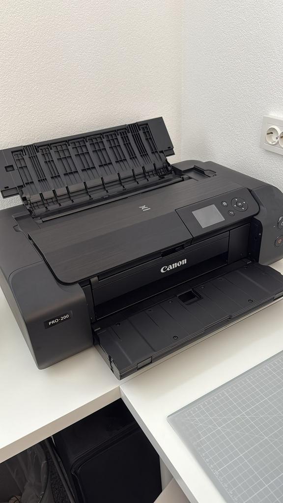 Canon Pixma PRO-200, Computers en Software, Printers, Zo goed als nieuw, Fotoprinter, Inkjetprinter, Kleur printen, Draadloos