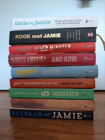 Jamie Oliver kookboeken beschikbaar voor biedingen
