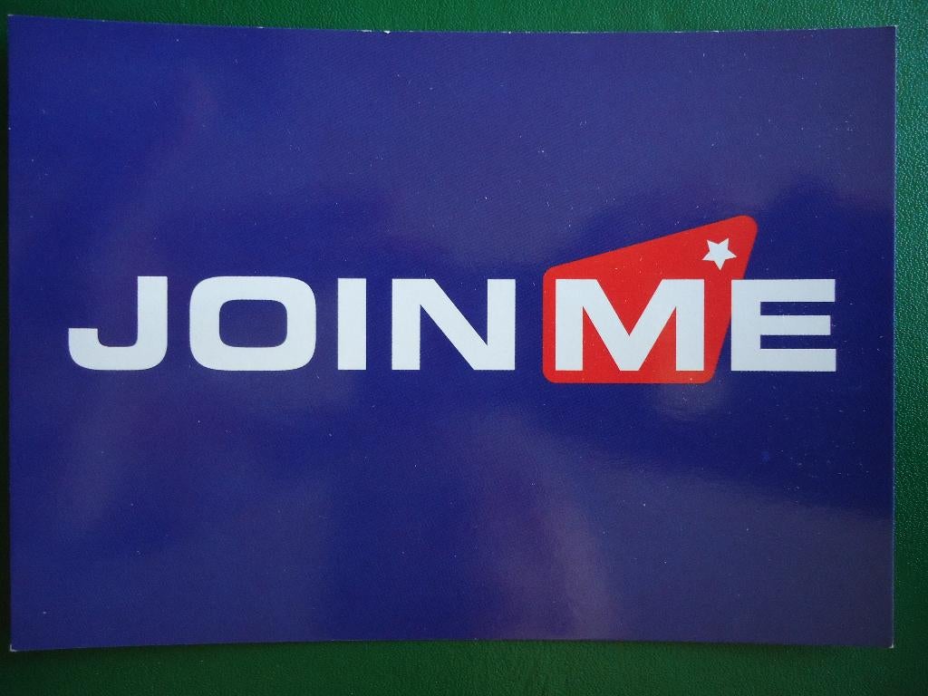 (224) Boomerangkaart: JOIN ME, Ophalen of Verzenden, 1980 tot heden, Ongelopen, Overige thema's