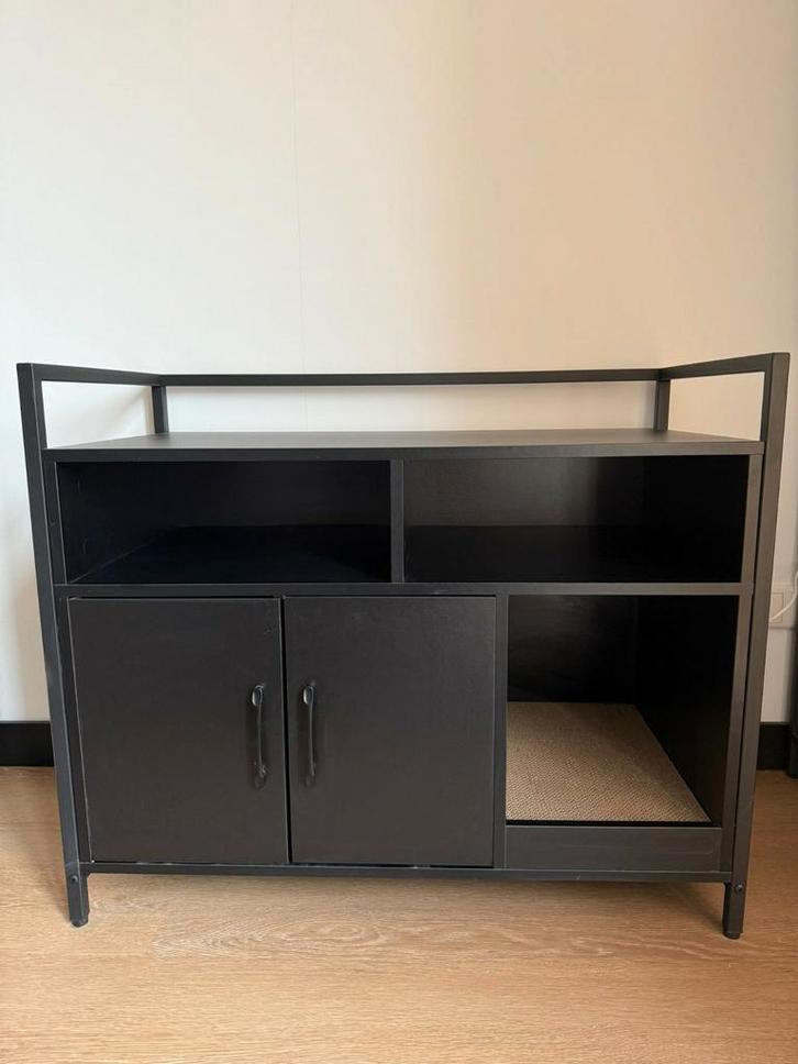 COSTWAY kattenkast kattenbak, Dieren en Toebehoren, Kattenbakken, Zo goed als nieuw, Ophalen