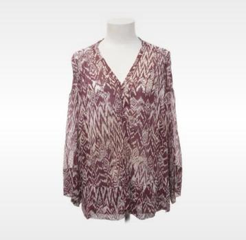 IRO Rode Blouse Caskey Maat S beschikbaar voor biedingen