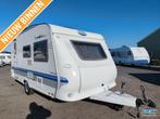 Hobby De luxe Easy 440 SF Dwarsbed Zit Tent Toilet, Caravans en Kamperen, Caravans, Schokbreker, Hobby, Bedrijf, Treinzit