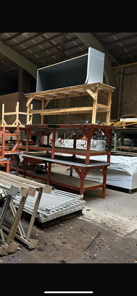 Diverse werktafels, Huis en Inrichting, Bureaus, Gebruikt, Bureau, Ophalen