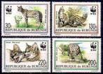 BURUNDI 68 - Dieren WWF: zoogdieren (serval), Ophalen of Verzenden, Postfris