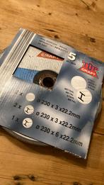 Set van 5 slijpschijven, Ophalen of Verzenden, Nieuw, 1000 watt of meer, Haakse handslijpmachine