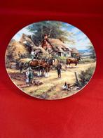 Wedgwood wandbord Making the Hayrick met certificaat, Antiek en Kunst, Antiek | Wandborden en Tegels, Ophalen of Verzenden