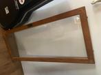 Antique Raam (Houten Frame + Metalen wieltjes), Ophalen, Gevelraam of Ruit, Gebruikt, Minder dan 80 cm