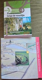 Fortenroutes langs de Vuurlijn + Stelling van Amsterdam, Overige merken, Fiets- of Wandelgids, Europa, Ophalen of Verzenden
