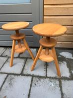 Vintage Houten Krukken - Set van 2 Ikea, Gebruikt, Twee, Overige kleuren, Ophalen of Verzenden