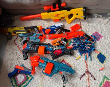 Nerf Wapens Collectie + Pijltjes beschikbaar voor biedingen