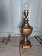 Vintage zwaar messing tafellamp, Ophalen, Vintage, Zo goed als nieuw, Metaal