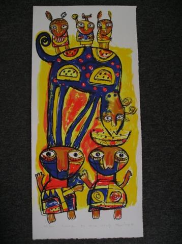 TOYIN LOYE zeefdruk - Homage to three Chiefs beschikbaar voor biedingen