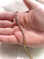 Gouden diamanten armband 18 karaat, Ophalen of Verzenden, Zo goed als nieuw, Goud