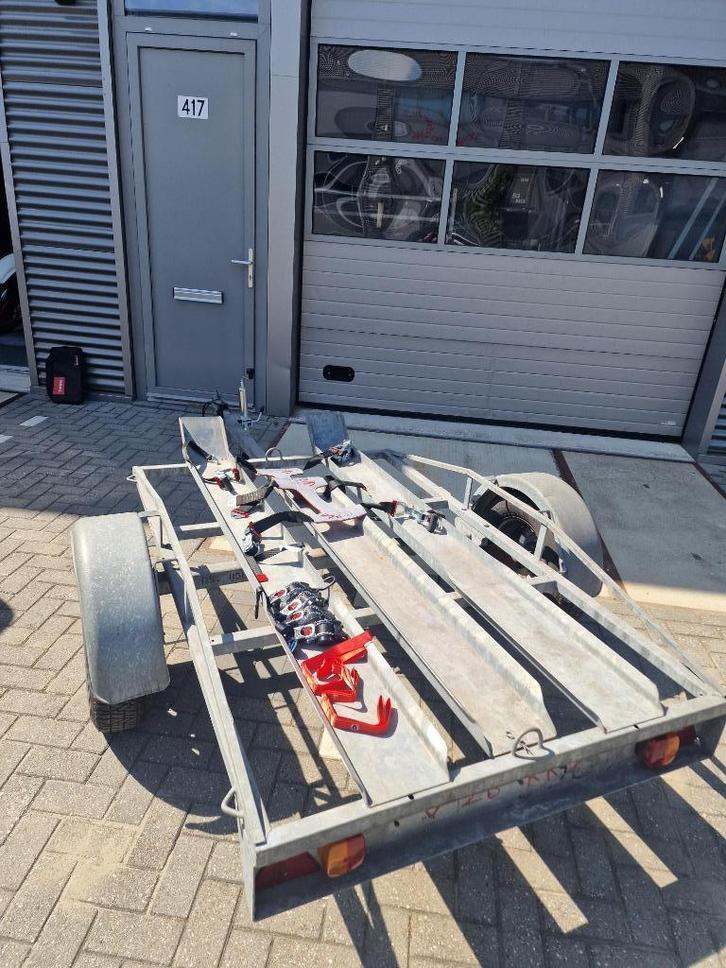 Motoraanhanger/motortrailer te huur, Diensten en Vakmensen, Verhuur | Auto en Motor, Aanhangwagen