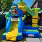 Springkussen met thema 'Hawaii' te huur, Ophalen of Verzenden, Zo goed als nieuw, Overige