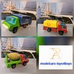PlayYart 3 x Skip/Swing/Slide & Dump Truck 1/64, Hobby en Vrije tijd, Verzenden, Gebruikt, Bus of Vrachtwagen