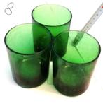 3 vintage retro glazen en nog retro borden, koppen, schotels, Antiek en Kunst, Ophalen of Verzenden