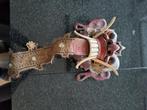 Origineel houten masker Indonesië, Ophalen, Gebruikt