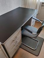 Vintage Bureau met Lades, Huis en Inrichting, Bureaus, Ophalen of Verzenden, Gebruikt, Bureau