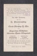 Bidprentje Utrecht Groenlo Pastoor Wiegerinck 1912., Verzamelen, Bidprentje, Ophalen