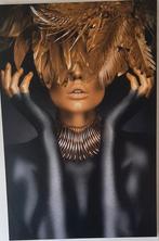 Prachtig schilderij met gouden accenten, Huis en Inrichting, Woonaccessoires | Schilderijen, Tekeningen en Foto's, Ophalen of Verzenden