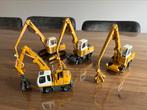 Vier Liebherr overslag kranen 932 en 316 Conrad NZG, Hobby en Vrije tijd, Modelauto's | 1:50, Ophalen of Verzenden, Zo goed als nieuw
