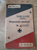Kriegsanleihe Sparbuch 1917 - Duitsland, Verzamelen, Militaria | Algemeen, Ophalen of Verzenden