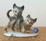 Lippelsdorf katten / poezen beeldje., Verzamelen, Beelden en Beeldjes, Ophalen of Verzenden, Gebruikt, Dier