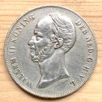 Nederland 2-1/2 gulden 1849 Willem II Rijksdaalder zilver, Ophalen of Verzenden, Zilver