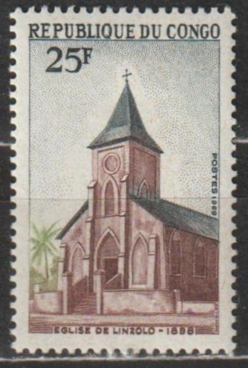 2082. Congo (br) 206* ongest pl rest Kerk LEES, Postzegels en Munten, Postzegels | Afrika, Overige landen, Verzenden