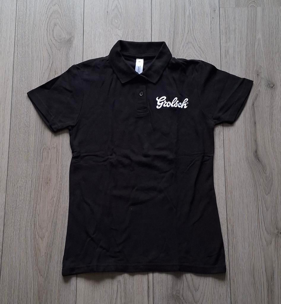 Polo Grolsch S, Ophalen of Verzenden, Zo goed als nieuw, Zwart, Korte mouw