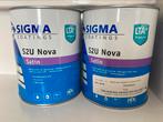 2 L Sigma Nova ( binnenlak) 9010, Nieuw, Verf, Ophalen of Verzenden, Wit