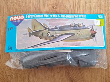 1:72 1/72 NOVO Fairey Gannet Mk.I or Mk.4 Anti-submarine str beschikbaar voor biedingen