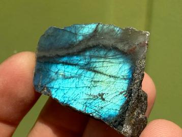 Labradoriet half gepolijst mineralen Lab5 beschikbaar voor biedingen