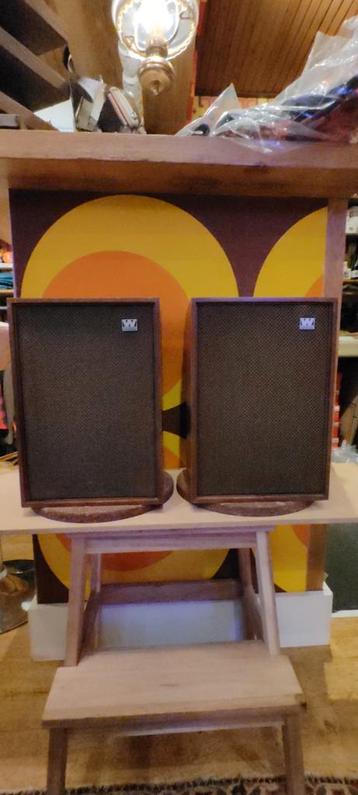 Wharfdale Denton 2 vintage luidsprekers, matching pair beschikbaar voor biedingen