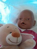 Babyborn babypop donker + extra's, Kinderen en Baby's, Speelgoed | Poppen, Ophalen of Verzenden