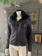 Mooie leren jas van Rino & Pelle maat S, Douwenmaat 8-3 Meppel, Info@again.nu, Zwart, Ophalen of Verzenden