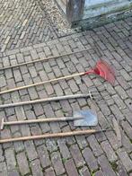 Tuingereedschap 5 stuks Hooivork, Schoffel, Spade, Harken, Ophalen, Gebruikt, Vork