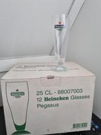 12 heineken Pegasus glazen 25cl, Verzamelen, Biermerken, Heineken, Glas of Glazen, Zo goed als nieuw, Ophalen