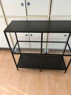 IKEA Vittsjö Kast - Zwartbruin/Glas, Huis en Inrichting, Kasten | Vitrinekasten, Ophalen, Met plank(en), 100 tot 150 cm, Minder dan 100 cm
