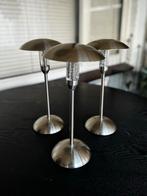 3 tafellampen led chroom, Huis en Inrichting, Ophalen of Verzenden, Zo goed als nieuw, Minder dan 50 cm