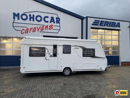 Eriba Nova GL 530 Zeer compleet, Caravans en Kamperen, Caravans, tot en met 4, 1250 - 1500 kg, Rondzit, Eriba, 2 aparte bedden