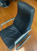 TopForm Fauteuil - Zwart Leer, Huis en Inrichting, Stoelen, Ophalen, Zwart, Leer, Zo goed als nieuw