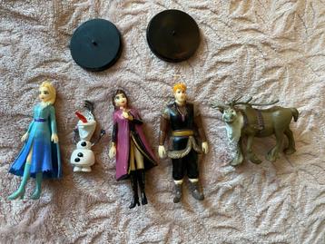 Frozen taart toppers / speelfiguurtjes  beschikbaar voor biedingen