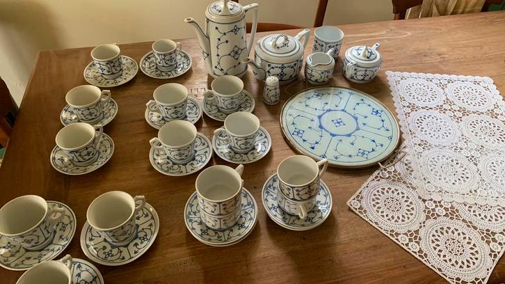 Blau saks serviesgoed oftewek Delfts Blauw, Huis en Inrichting, Keuken | Servies, Zo goed als nieuw, Overige typen, Overige stijlen