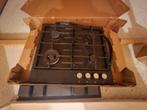 Gasfornuis - 4 pits - Zwart, Ophalen, Gebruikt, 4 kookzones, Inbouw