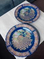 marokkaanse pauwen borden originele 37 cm, Ophalen of Verzenden