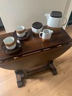 Koffie en theeservies Van Nelle, Ophalen of Verzenden, Zo goed als nieuw, Hout
