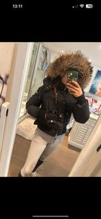 Dsquared winterjas bomber model, Ophalen of Verzenden, Zo goed als nieuw, Maat 34 (XS) of kleiner, Zwart